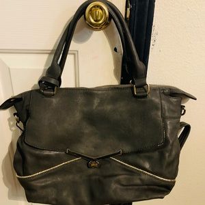 Gray Shoulder Bag